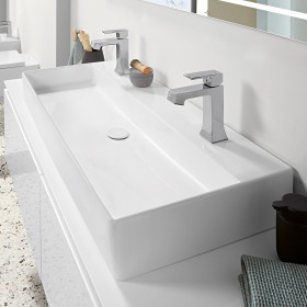 Villeroy & Boch Memento 2.0 Waschtisch 120 cm mit 2 Hahnlöchern, ohne Überlauf