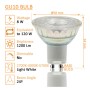 XXLED 10stk. Lampe LED GU10 8W HIGH LUMINOSITY - Kristall - 24º - SMD1A1A - technische Ansicht