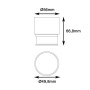 XXLED Modulo LED - 15W - GU10 / MR16 per faretti ad incasso ad anello - IRC+92 - UGR13 - immagine prodotto