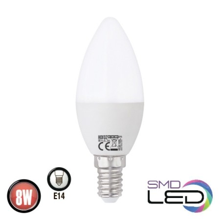 XXLED 10x Stk. LED Birne ULTRA-8 8W E14