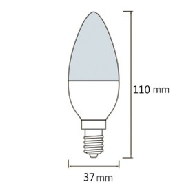 10x Stk. LED Birne ULTRA-8 8W E14