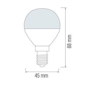 10x Stk. LED Birne ELITE-8 8W E14
