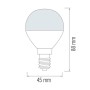 XXLED 10x Stk. LED Birne ELITE-10 10W E14 - Detailansicht