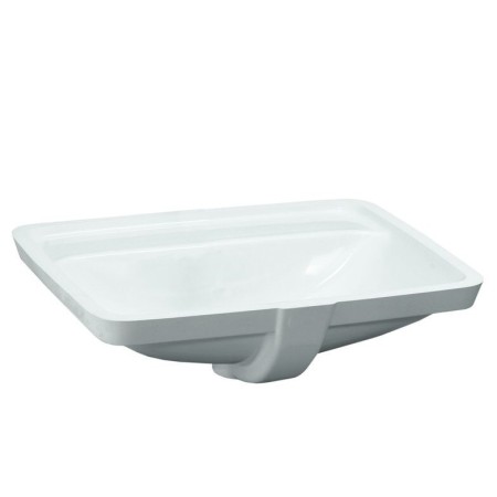 Vasque encastrée LAUFEN PRO S par le bas 52,5 cm, sans trou de robinet avec trop-plein