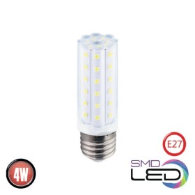XXLED 10x Stk. LED Stiftsockellampe CORN-4 4W E27