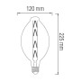 XXLED 10x Stk. LED Filament Birne ENIGMA 8W E27 Titan - Detailansicht