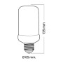 XXLED 10x Stk. LED Flammenbirne FIREFLUX 5W E27 1500K - Detailansicht