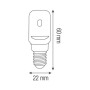 XXLED 10x Lampadina a LED per portalampada a spillo GIGA-4 4W E14 6400K - vista dettagliata