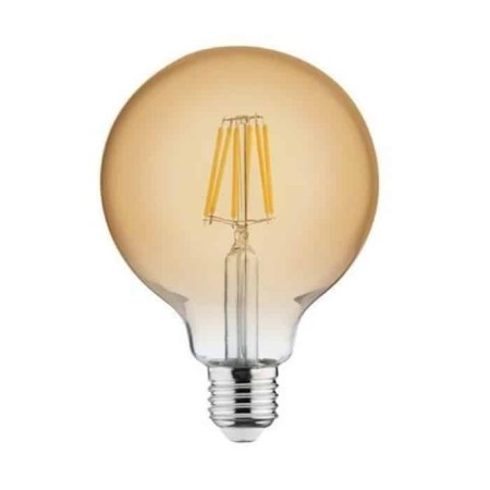 XXLED 10x Stk. LED FILAMENT Birne RUSTIC GLOBE-6 6W E27 2200K