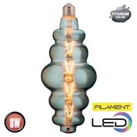 XXLED 10x Stk. LED Filament Birne ORIGAMI 8W E27 Titan