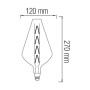 XXLED 10x Stk. LED Filament Birne PARADOX 8W E27 Titan - Detailansicht
