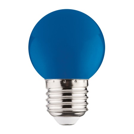 XXLED 10x Stk. LED Farbbirne RAINBOW 1W E27 Blau