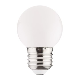 XXLED 10x Stk. LED Farbbirne RAINBOW 1W E27 6400K