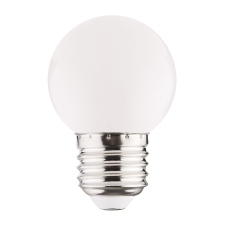 XXLED 10x Stk. LED Farbbirne RAINBOW 1W E27 6400K