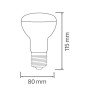 XXLED 10x Stk. LED Birne REFLED-12 12W E27 4200K - Detailansicht
