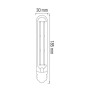XXLED 10x Stk. LED Filament Birne RUSTIC TUBE-6 6W E27 2200K - Detailansicht