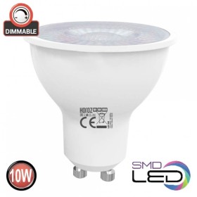 XXLED 10x Stk. LED Farbspot VISION-10 10W GU10 4200K dimmbar