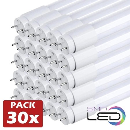 XXLED 30x Stk. Glas LED TUBE-60 8W T8 60 cm