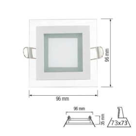 LED Einbaustrahler MARIA-6 6W Weiß