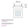 XXLED LED Einbaustrahler MARIA-6 6W Weiss