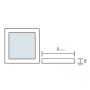 XXLED LED Aufbauleuchte 21x21cm ARINA-18 18W Schwarz - Detailansicht