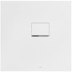 Piatto doccia Villeroy & Boch Squaro Infinity 80 x 80 cm per installazione ad angolo a destra