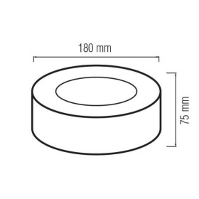 LED Aufbauleuchte SANDRA-15 Deckenleuchte 15W Weiß 4200K