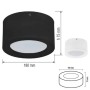 XXLED Plafonnier LED SANDRA-15 15W Blanc 4200K - photo produit