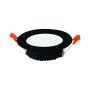 XXLED Pannello LED da incasso ALEXA-8 8W Nero 7000K