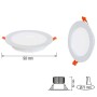 XXLED Pannello a incasso LED ALEXA-8 8W Bianco - vista dettagliata