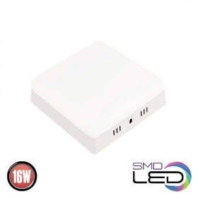 XXLED LED Aufbauleuchte 13x13cm CARLA/SQ-16 16W Weiss