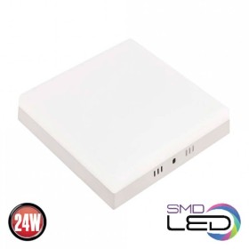 XXLED LED Aufbauleuchte 17x17cm CARLA-24/SQ 24W Weiss