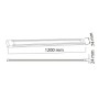 XXLED LED Linear Batten Light GAMA-80 80W 120cm White - Produktansicht