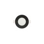XXLED Pannello a incasso LED SLIM-3 3W ⌀83mm Nero