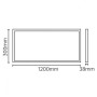 XXLED 120x30cm Illuminazione a pannelli LED PROTEUS-48 48W bianco - vista dettagliata