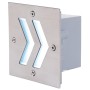 XXLED Led Einbauleuchte ONIKS 3W 105x105 mm blau