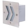 XXLED Led Einbauleuchte ONIKS 3W 105x105 mm blau - Detailansicht