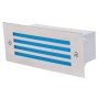 XXLED Led Einbauleuchte OLTU 3W 70x170 mm blau - technische Ansicht