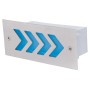 XXLED Led Bodeneinbauleuchte BERYL 3W 70x170 mm blau - technische Ansicht