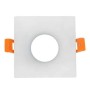 XXLED Einbaustrahler MR 16 CLOVE-S Quadratisch Weiss - technische Ansicht