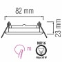XXLED Einbaustrahler MR 16 LAVENDER mattchrom - Detailansicht