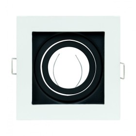 XXLED Einbaustrahler PETUNIA-1 Schwarz Weiss MR16