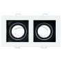 XXLED Einbaustrahler PETUNIA-2 Schwarz Weiss MR16