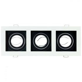 XXLED Einbaustrahler PETUNIA-3 Schwarz Weiss MR16