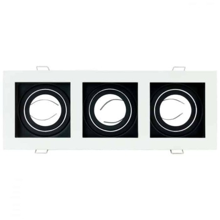 XXLED Einbaustrahler PETUNIA-3 Schwarz Weiss MR16