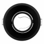 XXLED Einbaustrahler MEIAN-R Rund Schwarz MR16 - technische Ansicht