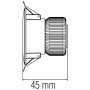 XXLED LED Einbaustrahler VANESSA-30 30W 6400K Weiss - Detailansicht