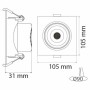 XXLED LED Einbaustrahler MAYA-9 9W 6400K - Detailansicht