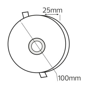 LED Einbau 2in1 Downlight VALENTINA-6 6W 2CCT 3000K-6500K weiß