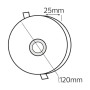 XXLED LED Einbaustrahler 2in1 Downlight VALENTINA-12 12W 2CCT 3000K-6500K weiss - Detailansicht
